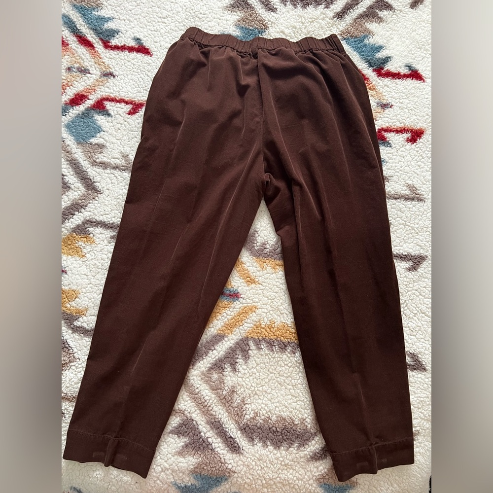 Madewell relaxed fit cropped corduroy pants